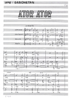 Partitura Ator ator (1982)